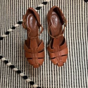 Madewell Leather heels-size 6